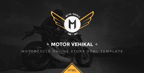 Motor Vehikal摩托车网上商店HTML模板