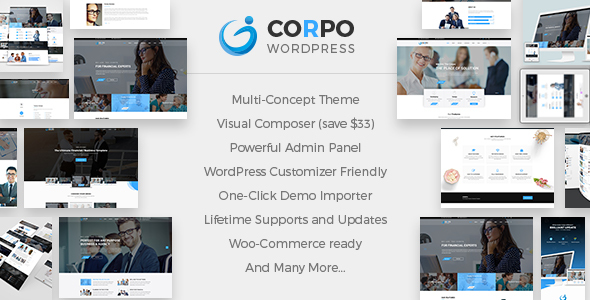 Corpo - 现代企业公司WordPress主题
