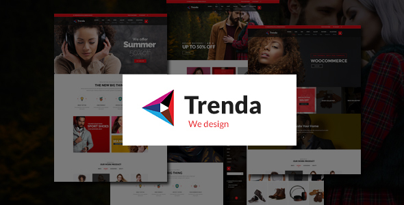 Trenda - 多概念电子商务PSD模板