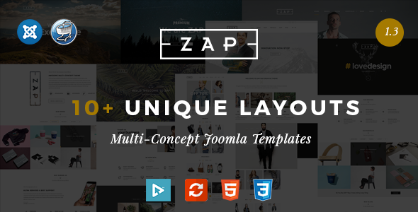 Zap - 多用途响应式Joomla模板