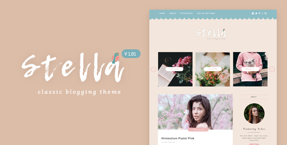 Stella - 经典温馨的博客Tumblr主题