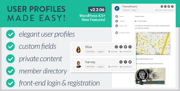 User Profiles Made Easy - 简易用户简介WordPress插件