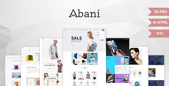 Abani – 多用途电子商务HTML5模板