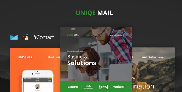 Uniqe Mail - 响应式电子邮件HTML5模板集