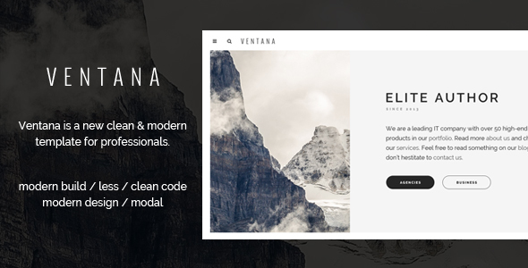 entana - 简约个人简介HTML5模板