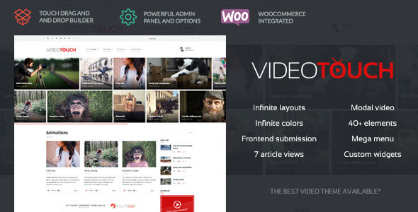 VideoTouch - 新闻博客视频网站模板WordPress主题