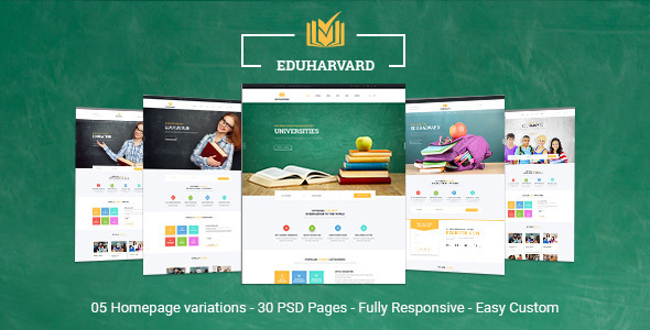 Eduharvard - 多概念教育培训HTML5模板