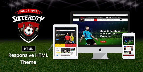 Soccer Sports - 足球体育HTML模板
