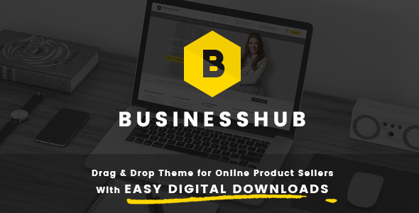 Business Hub - 数字虚拟商店网站WordPress主题