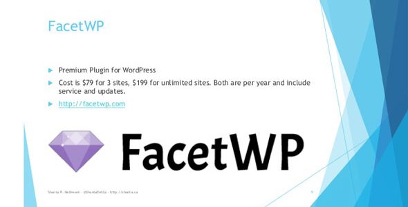 FacetWP - 高级筛选器过滤WordPress插件