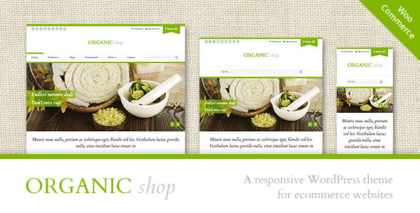 Organic Shop v2.7.8 - 有机食品WooCommerce主题