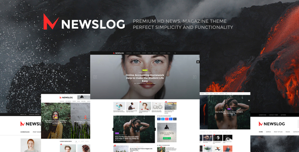 Newslog v1.1.0 - 简约新闻杂志WordPress主题