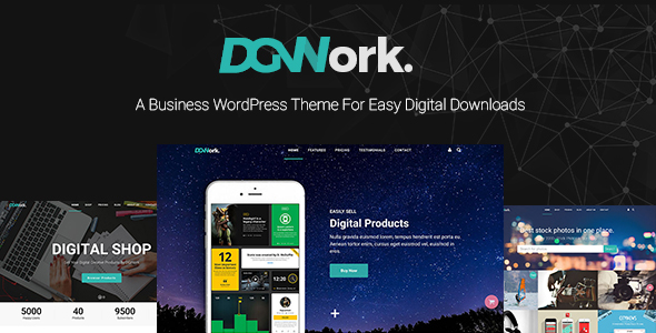DGWork - 模板数字作品商店网站Wordpress主题