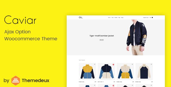 Caviar v1.0.1 - Ajax电子商务Woocommerce主题