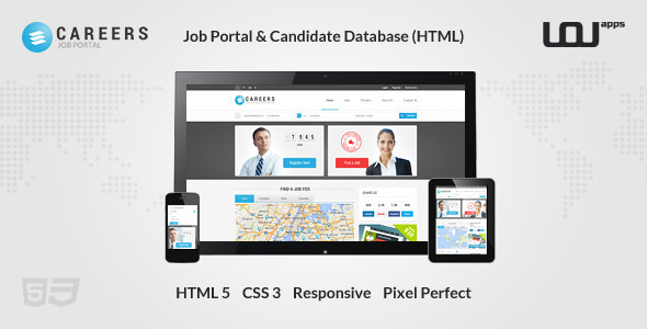 CAREERS - 求职招聘HTML5模板