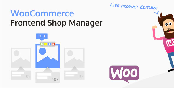 WooCommerce Frontend Shop Manager 前端商品编辑器