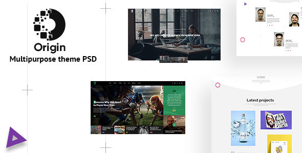 Origin - 创意多用途PSD模板