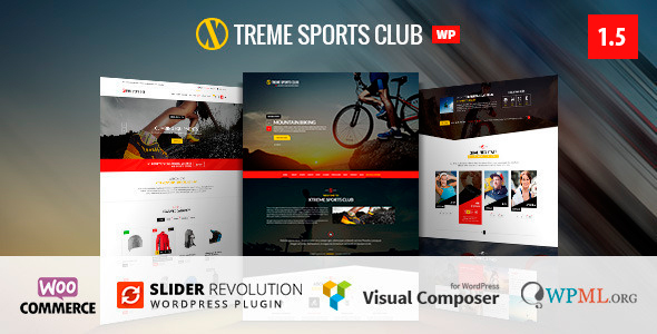 Xtreme Sports v2.0.2 - 运动俱乐部WordPress主题