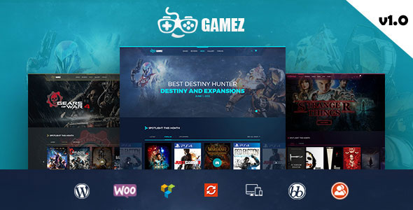 Gamez - Best WordPress Review Theme For Games Movies And Music