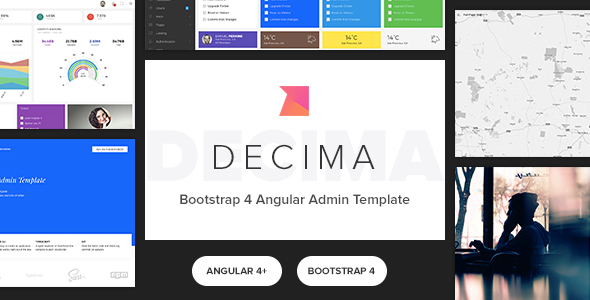 Decima v2.1.0 - Bootstrap 4 后台管理HTML5模板
