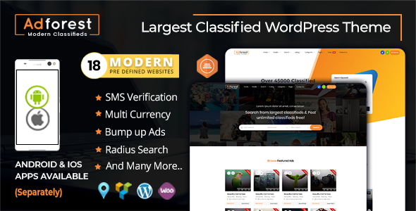 AdForest - Classified Ads WordPress Theme