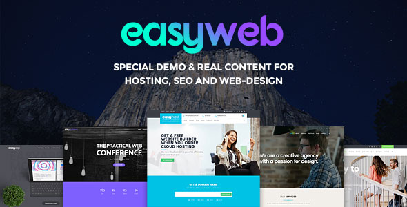 EasyWeb - 主机域名/网页设计WordPress主题