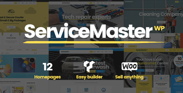 Service Master v1.2 - 多概念WordPress主题