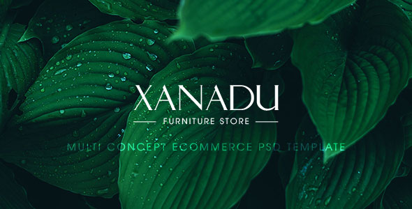 Xanadu - 多概念电子商务PSD模板