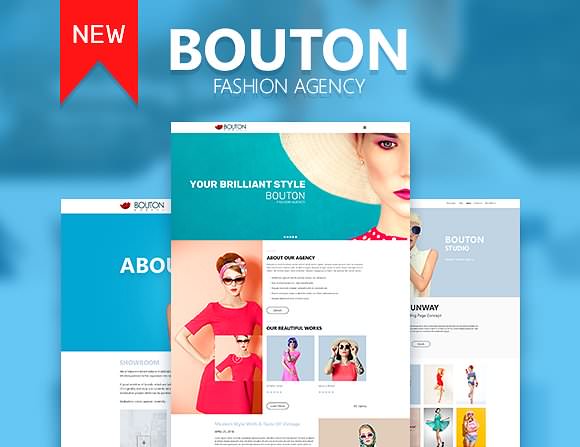 Bouton 时尚形象设计HTML模板