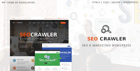 SEO Crawler - 数字营销SEO业务WordPress主题
