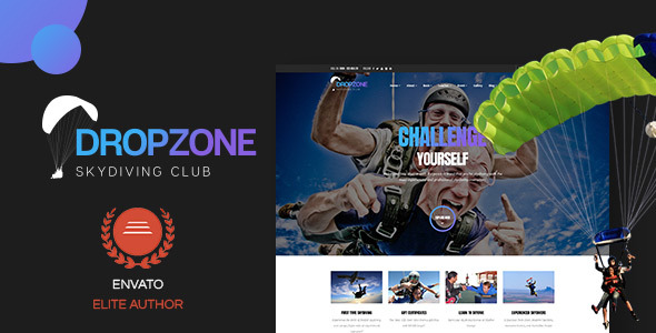 DropZone V1.0.1 -跳伞俱乐部WordPress主题