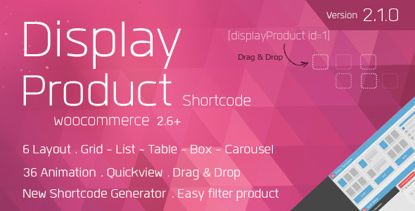 Display Product v2.1.2 - 多样式WooCommerce产品展示插件