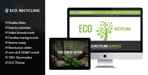Eco Recycling - 多用途电子商务WordPress主题