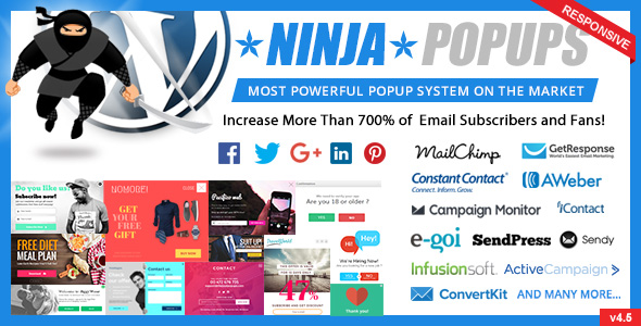 Ninja Popups 高级弹窗WordPress插件