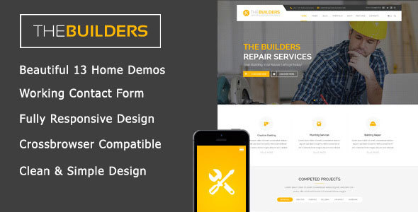 The Builders - 建筑工程HTML模板
