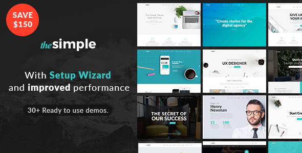  The Simple - Responsive Multipurpose Business WordPress Theme