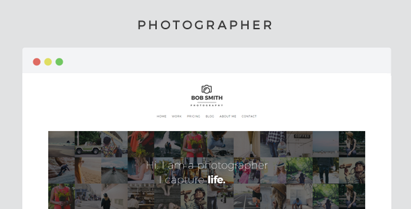 Photographer v1.3 - 摄影师HTML模板