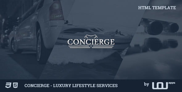 Concierge - 生活理宾服务HTML模板
