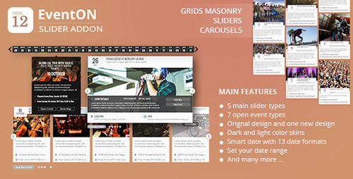 EventOn Slider Addon 活动幻灯片WordPress插件