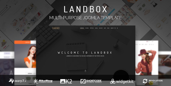 Landbox - 多功能Joomla模板