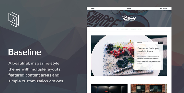  Baseline - News magazine WordPress theme