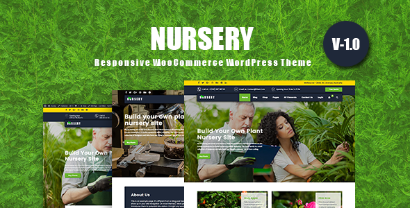 NurseryPlant v1.1.0 - 响应式电商WordPress主题