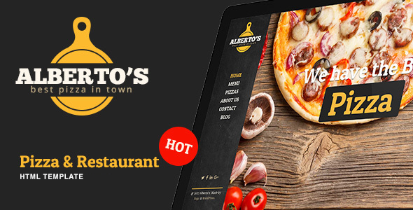 Albertos - 餐厅/比萨HTML模板