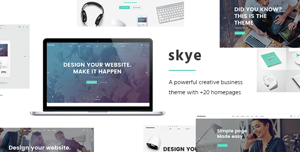 Skye v1.5 - 创意商业WordPress主题