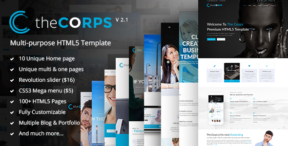 The Corps - 多用途HTML5模板