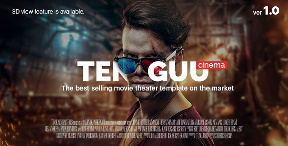 Tenguu Cinema - 电影院HTML模板
