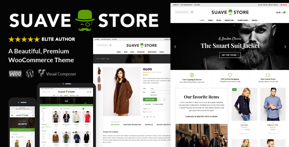  Suave - Multipurpose e-commerce website template WordPress theme