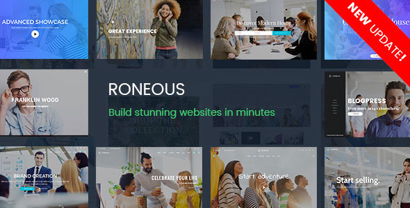 Roneous - 创意多用途企业官网WordPress汉化主题
