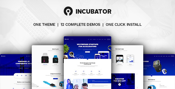Incubator - 创新商务企业WordPress主题