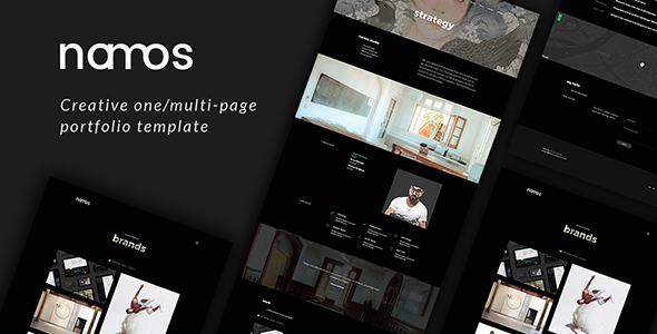 Namos - 创意单页/多页HTML模板